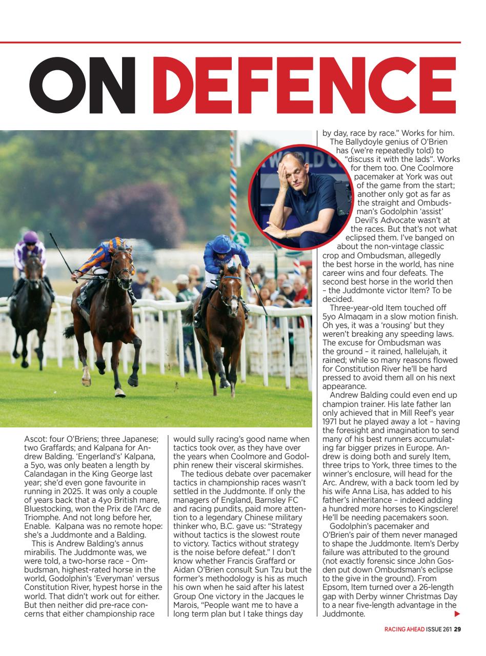 Racing Ahead Preview Pages