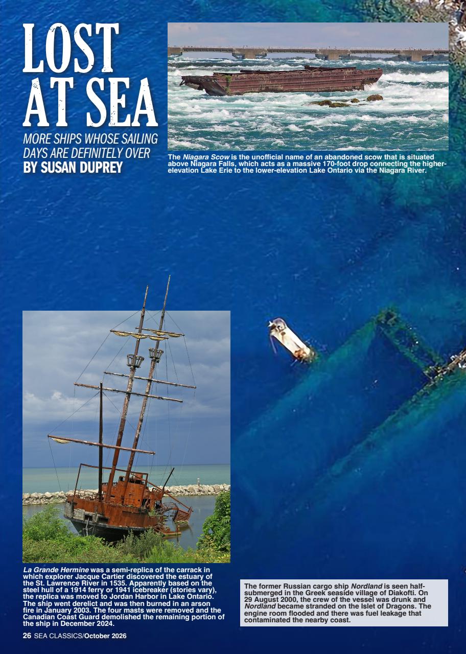 Sea Classics - Where History Sets Sail Preview Pages