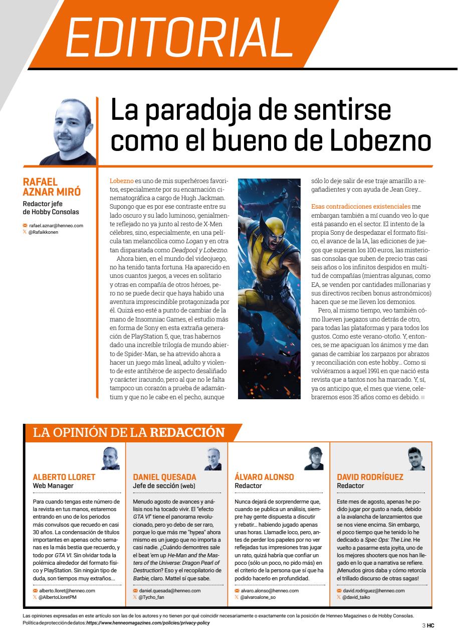 Hobby Consolas Preview Pages