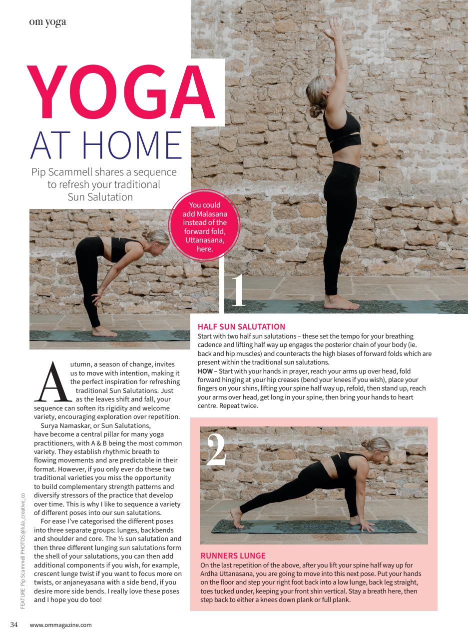 OM Yoga Magazine Preview Pages
