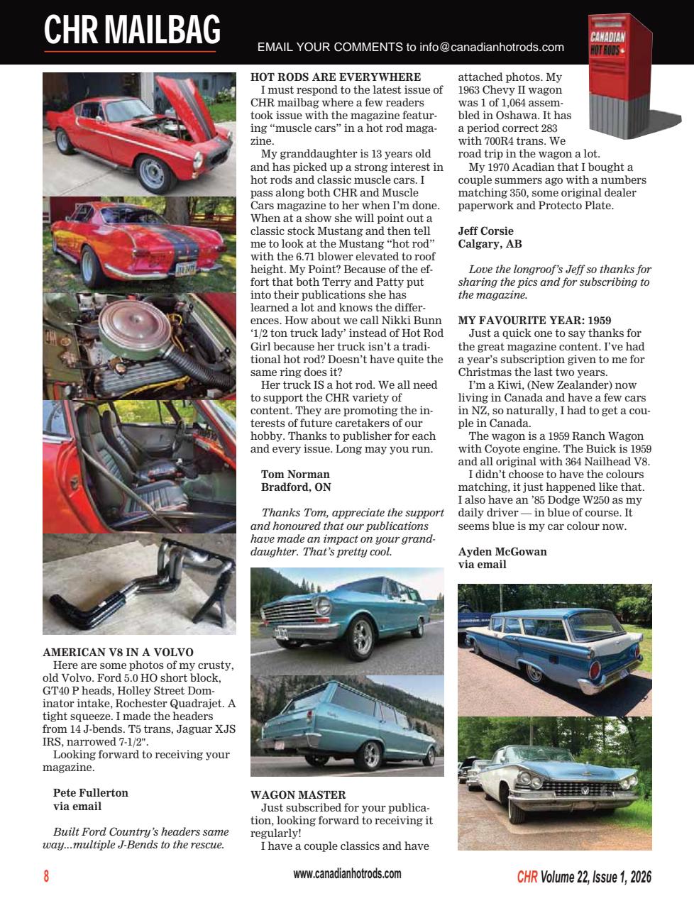 Canadian Hot Rods Preview Pages