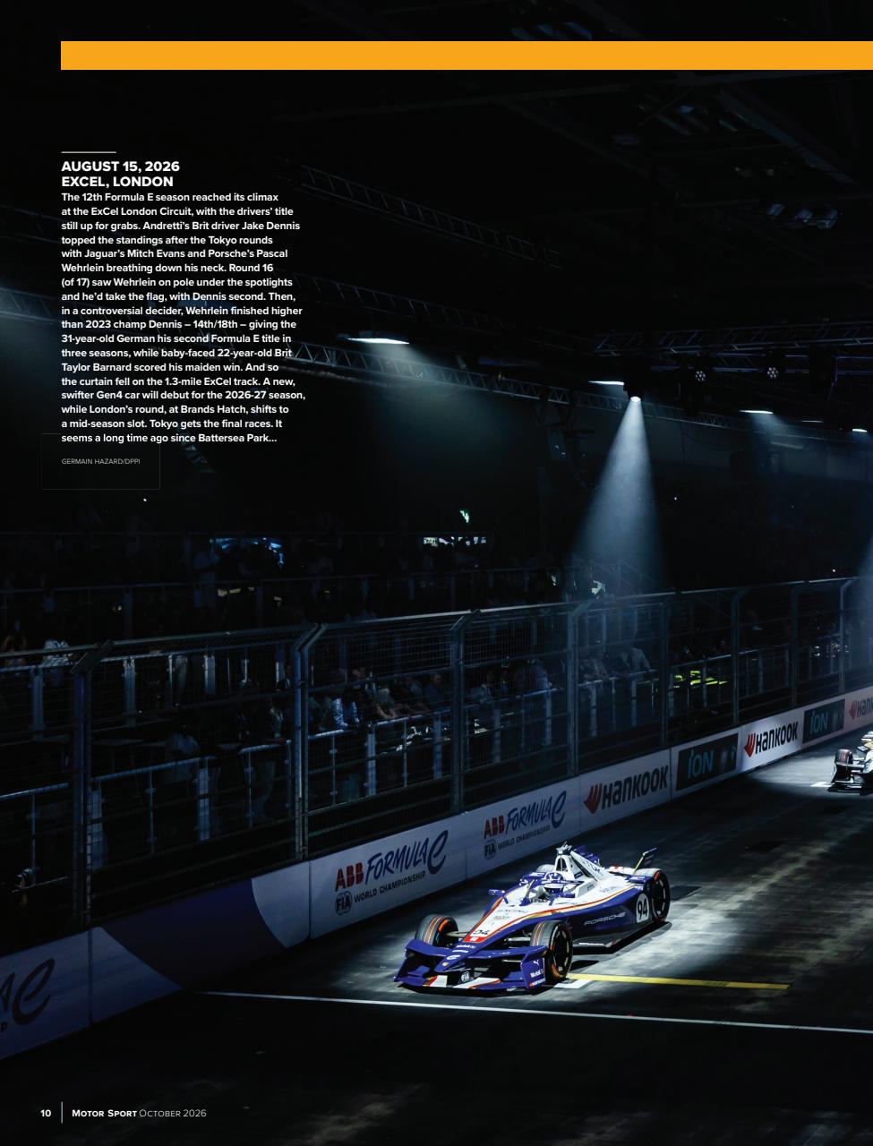 Motor Sport Magazine Preview Pages