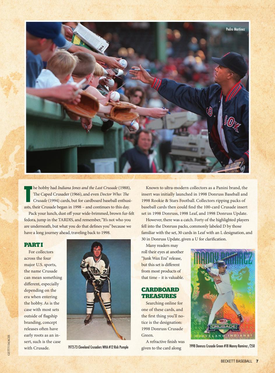 Beckett Baseball Magazine Preview Pages
