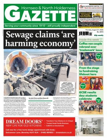 Hornsea Gazette August 27, 2026 issue Hornsea Gazette August 27, 2026