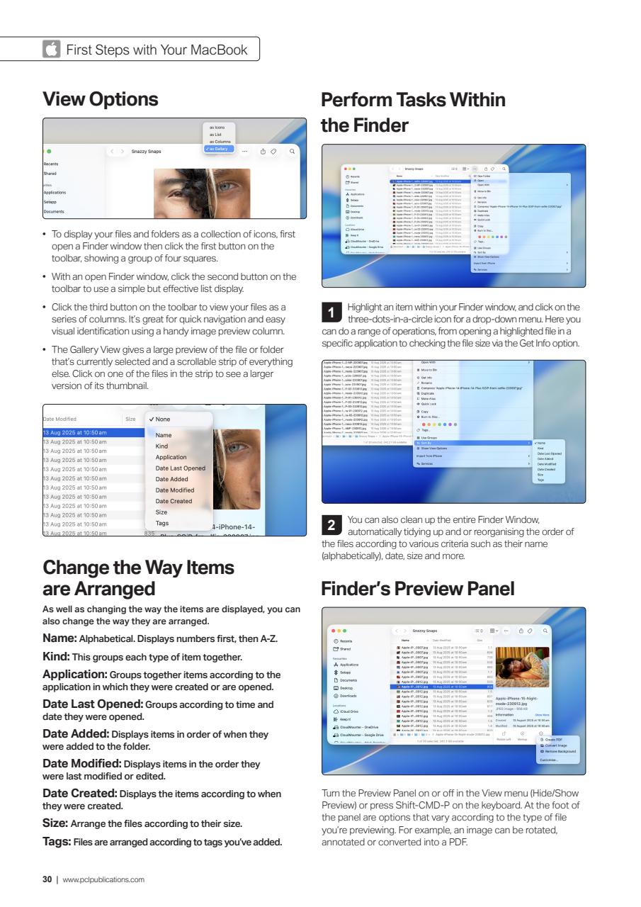 MacBook & macOS The Complete Manual Preview Pages