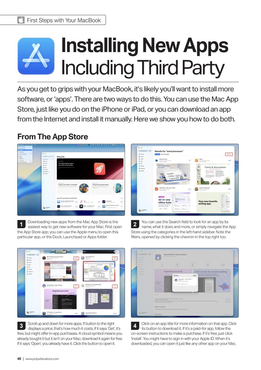 MacBook & macOS The Complete Manual Preview Pages