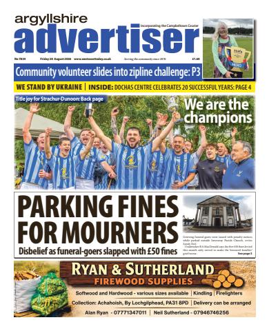 Argyllshire Advertiser issue Friday, August 28, 2026