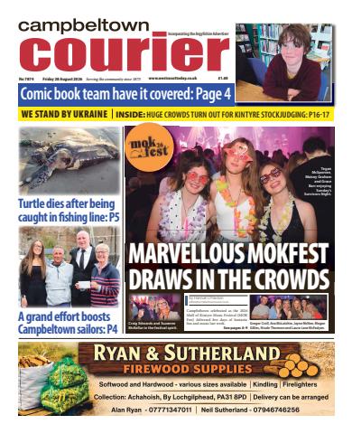 Campbeltown Courier issue Friday, August 28, 2026