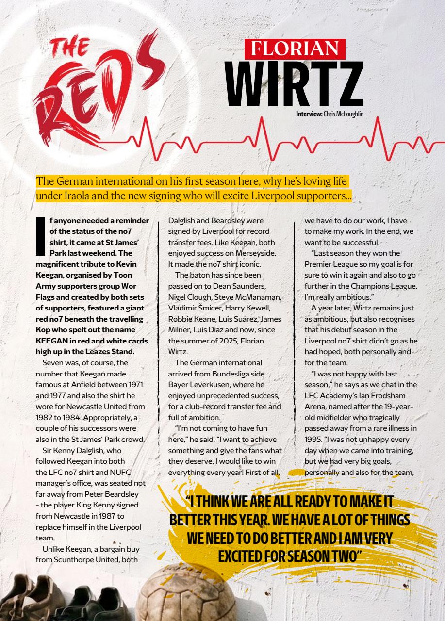 Liverpool FC Programmes Preview Pages