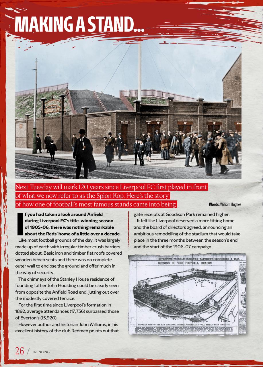 Liverpool FC Programmes Preview Pages