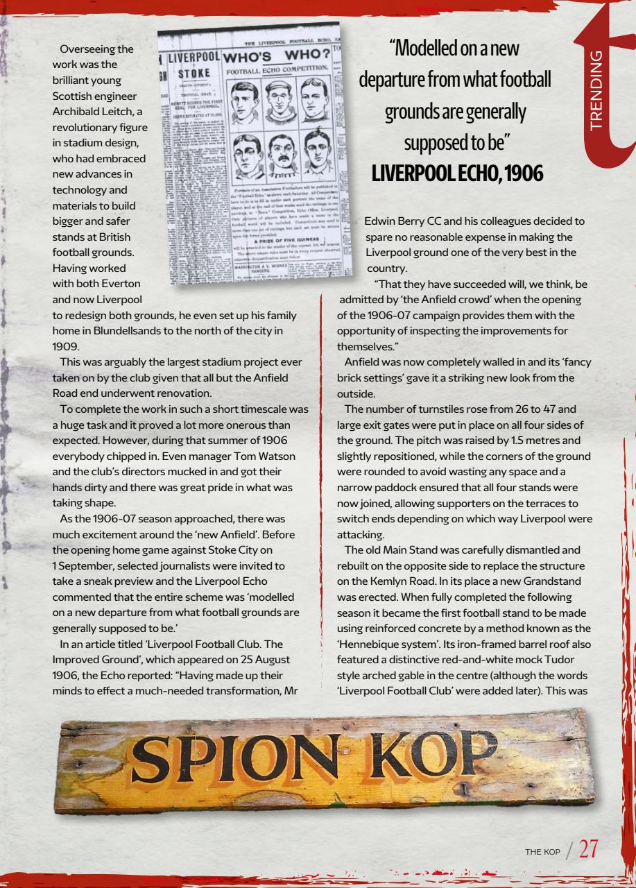 Liverpool FC Programmes Preview Pages