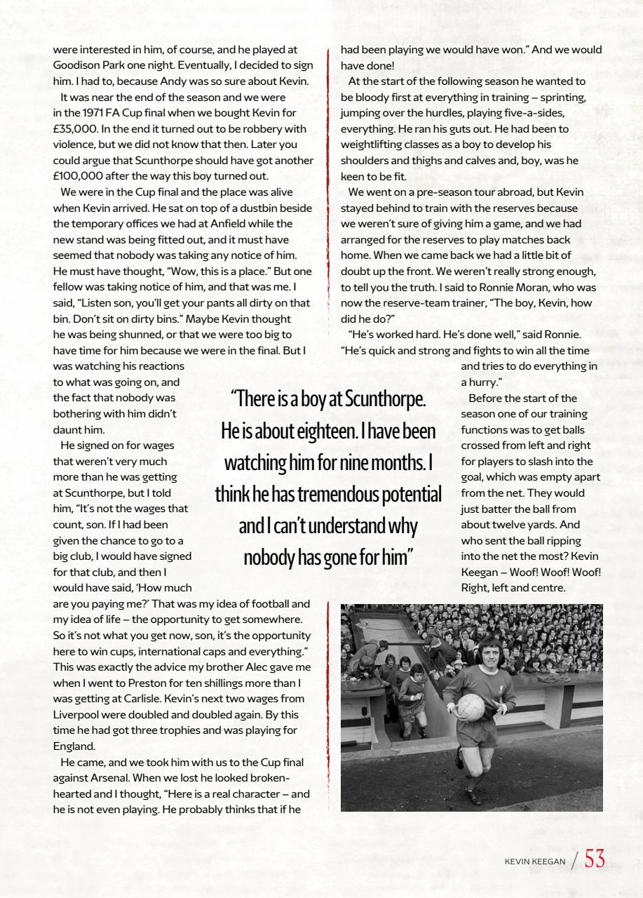 Liverpool FC Programmes Preview Pages