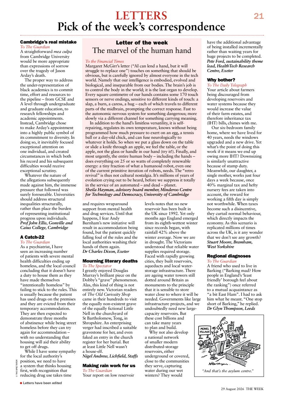 The Week Preview Pages