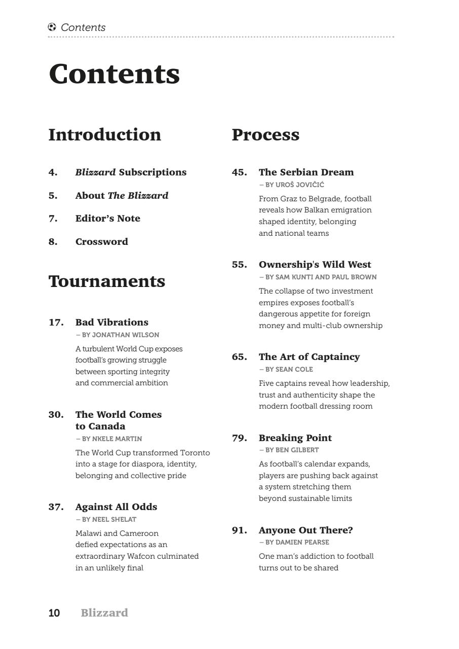The Blizzard Preview Pages