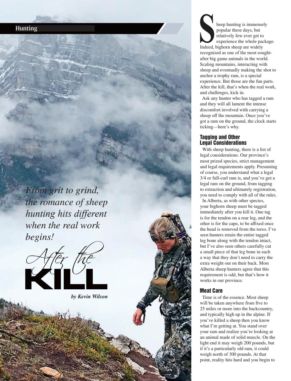 Alberta Outdoors Preview Pages