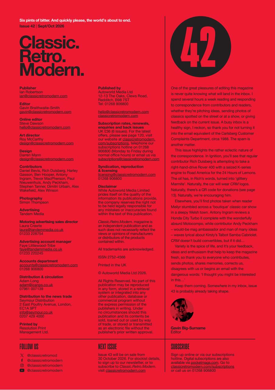 Classic Retro Modern Magazine Preview Pages
