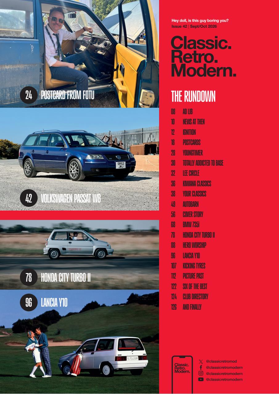 Classic Retro Modern Magazine Preview Pages
