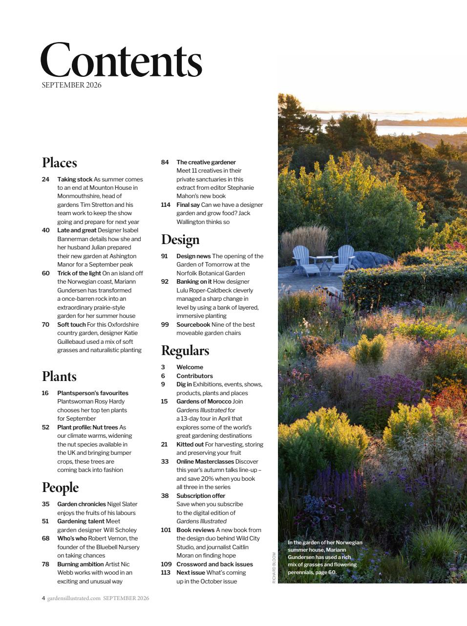 Gardens Illustrated Preview Pages