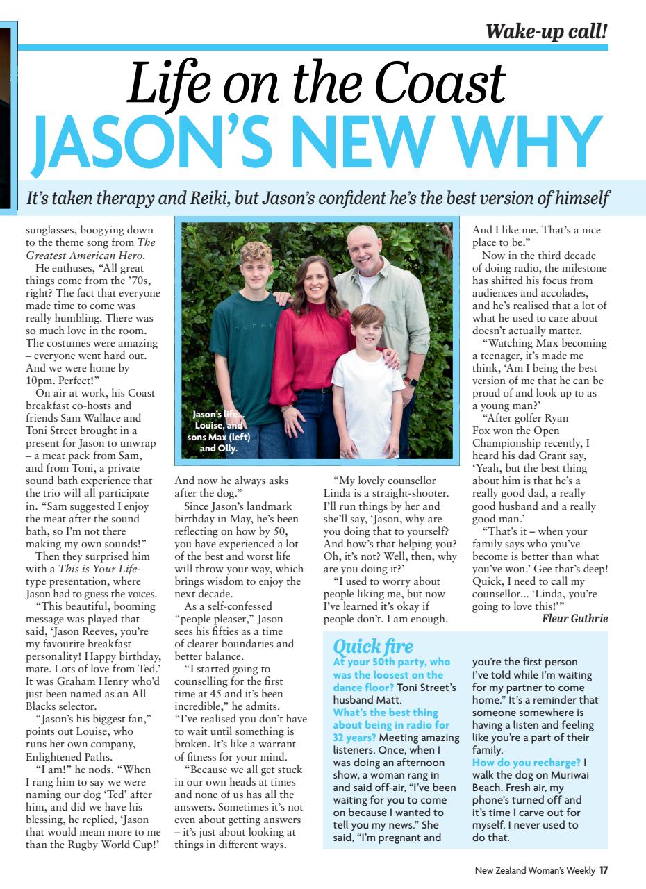 NZ Woman's Weekly Preview Pages