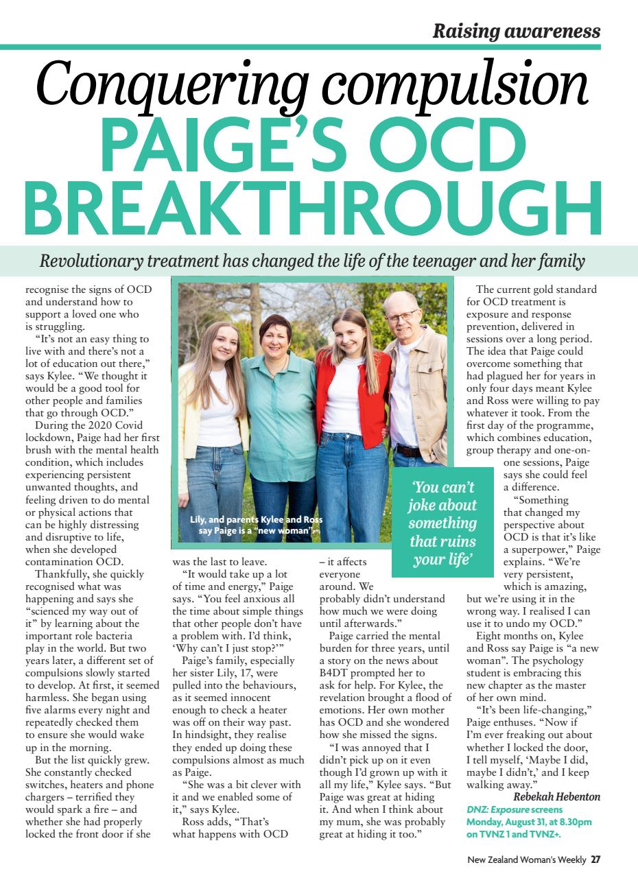 NZ Woman's Weekly Preview Pages