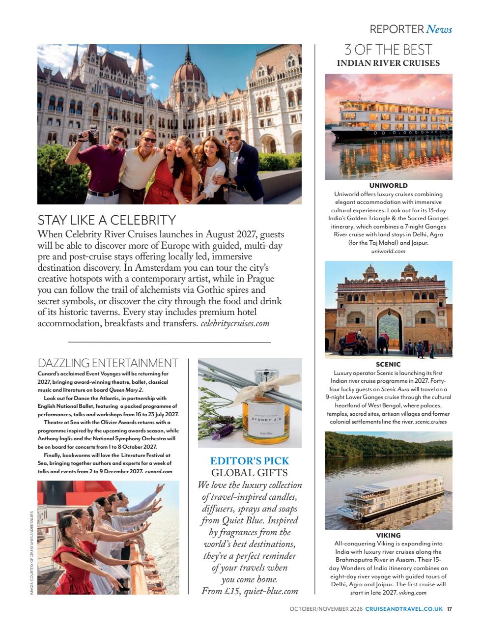 Cruise & Travel Preview Pages