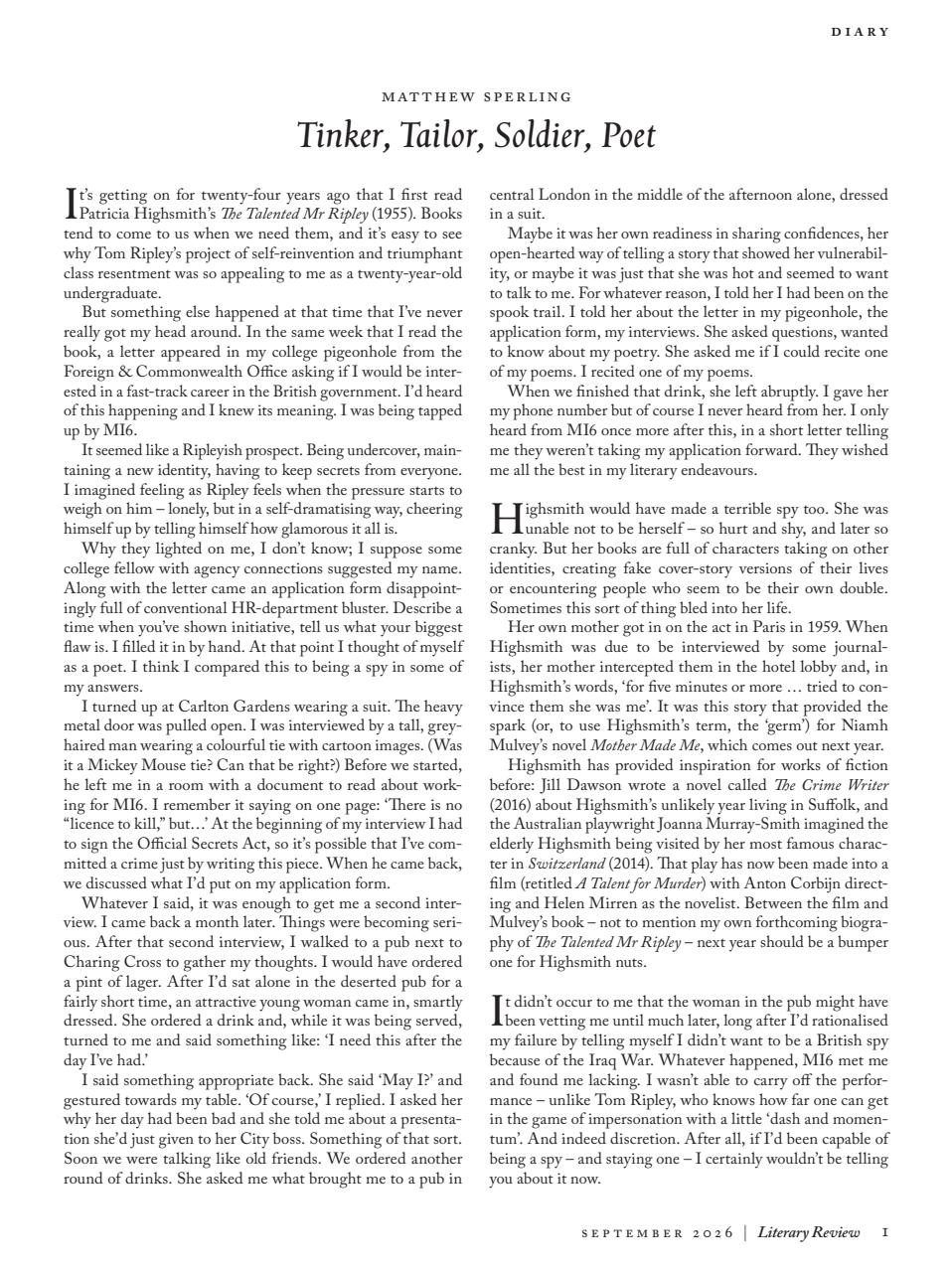 Literary Review Preview Pages