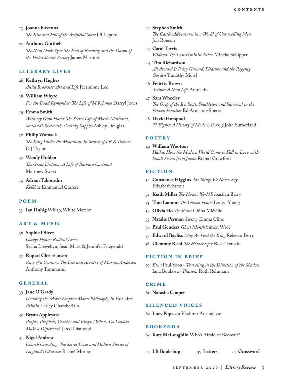 Literary Review Preview Pages