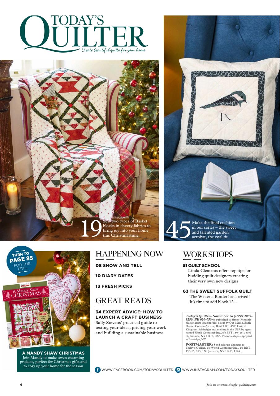 Today’s Quilter Preview Pages