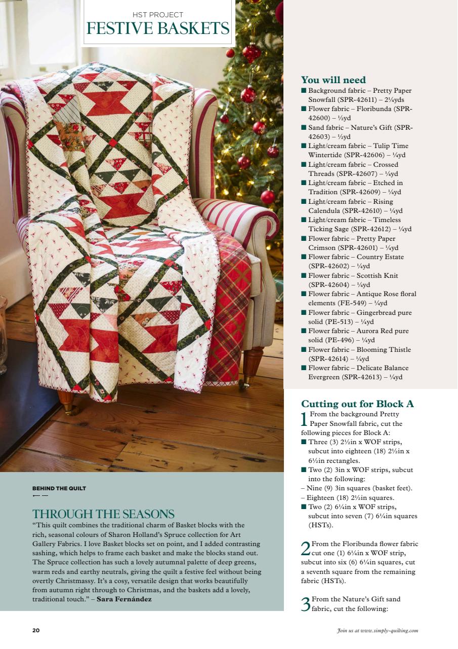 Today’s Quilter Preview Pages