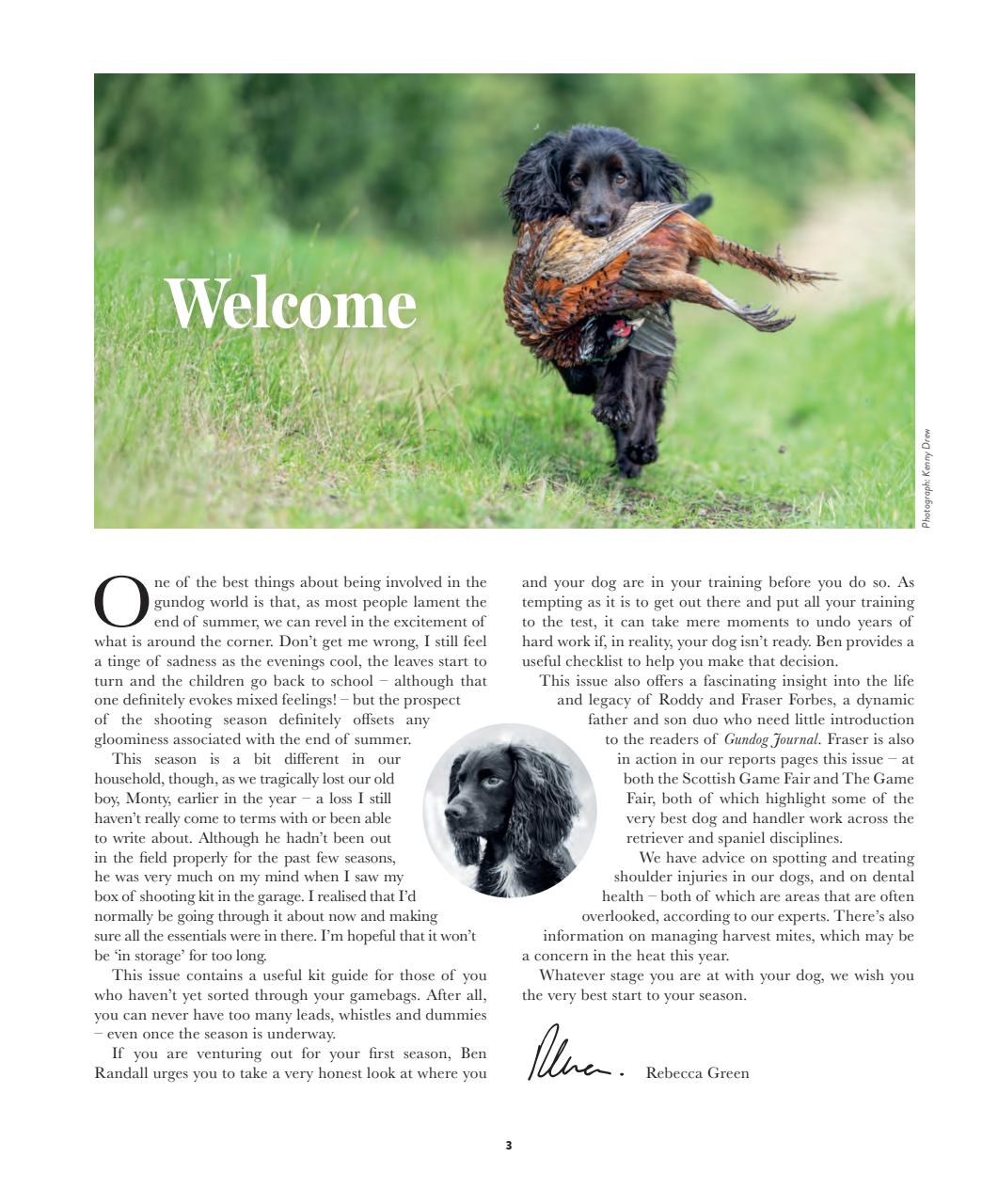 Gundog Journal Preview Pages