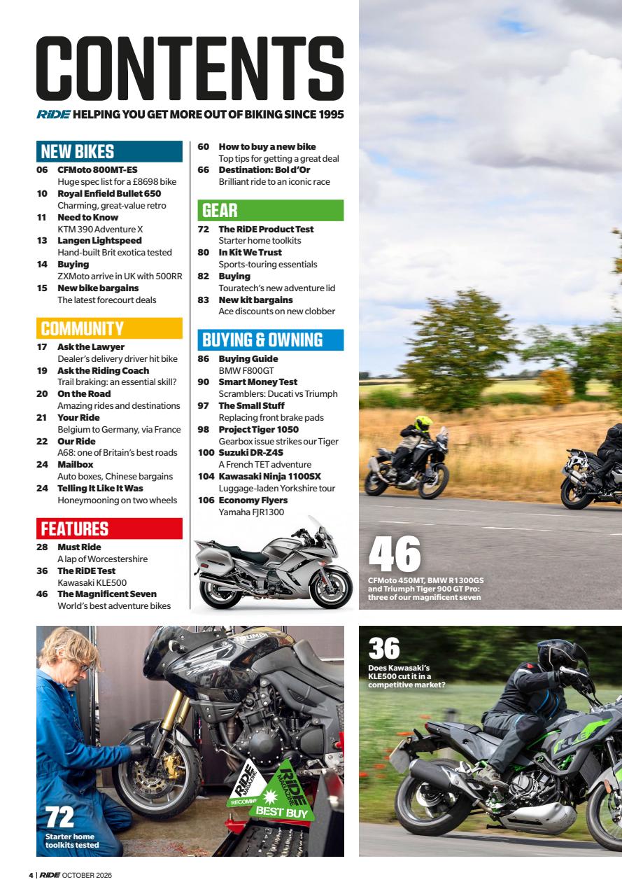 Ride Preview Pages