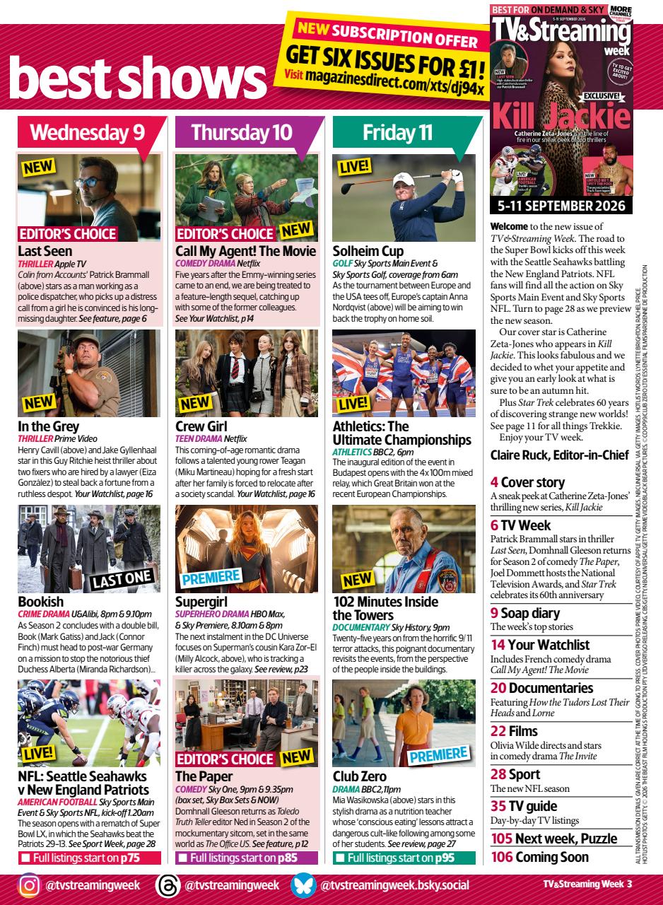 TV & Satellite Week Preview Pages