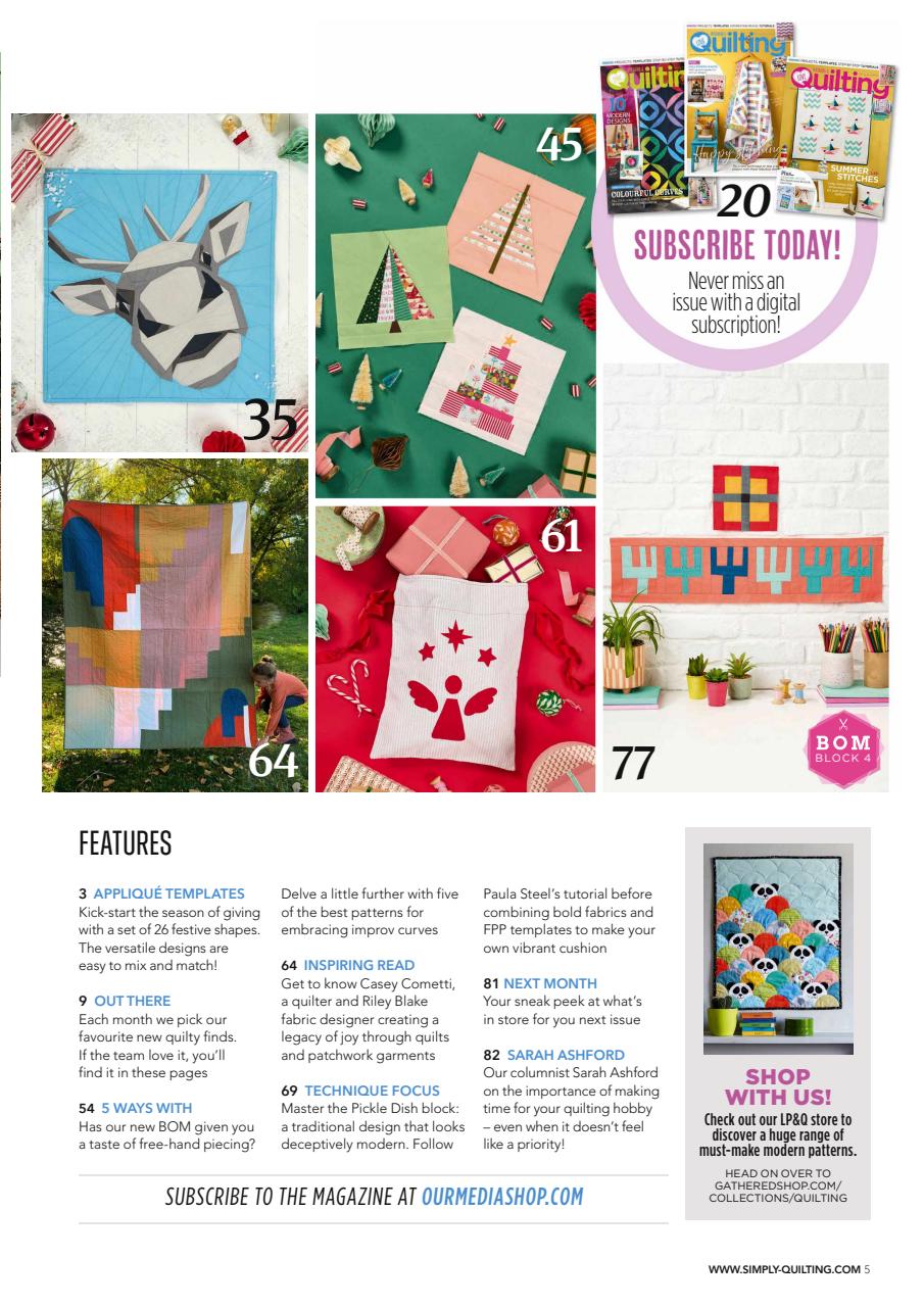 Love Patchwork & Quilting Preview Pages