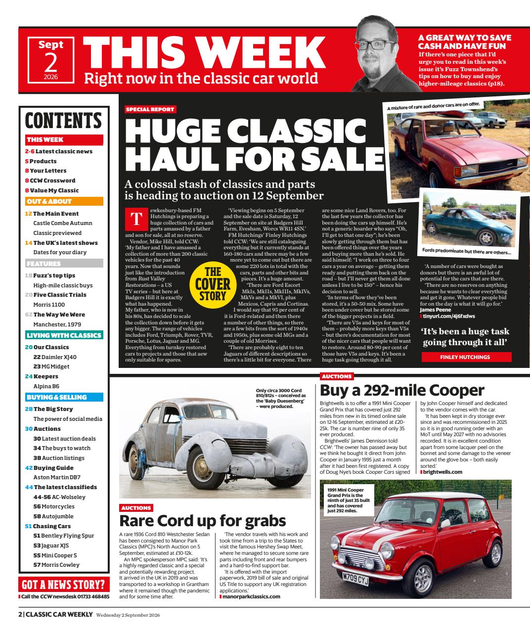 Classic Car Weekly Preview Pages