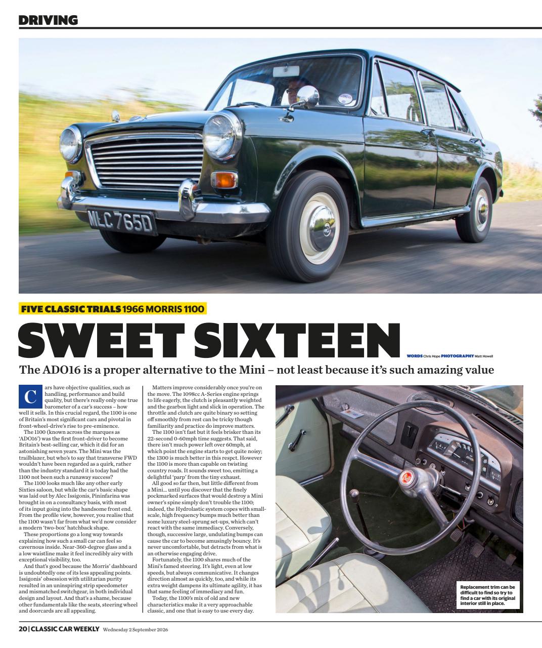 Classic Car Weekly Preview Pages