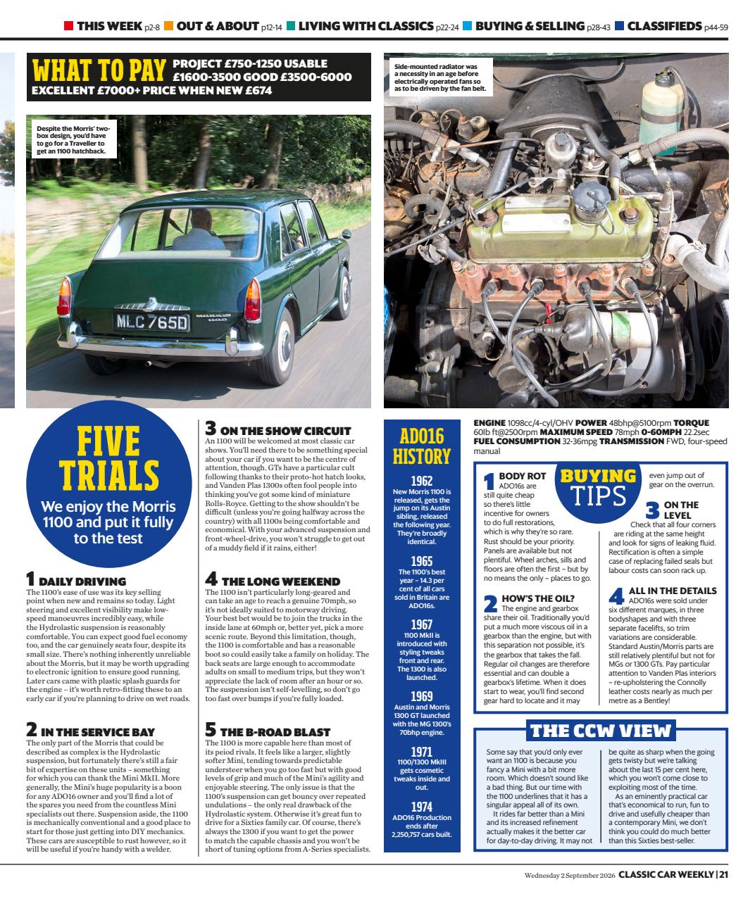 Classic Car Weekly Preview Pages