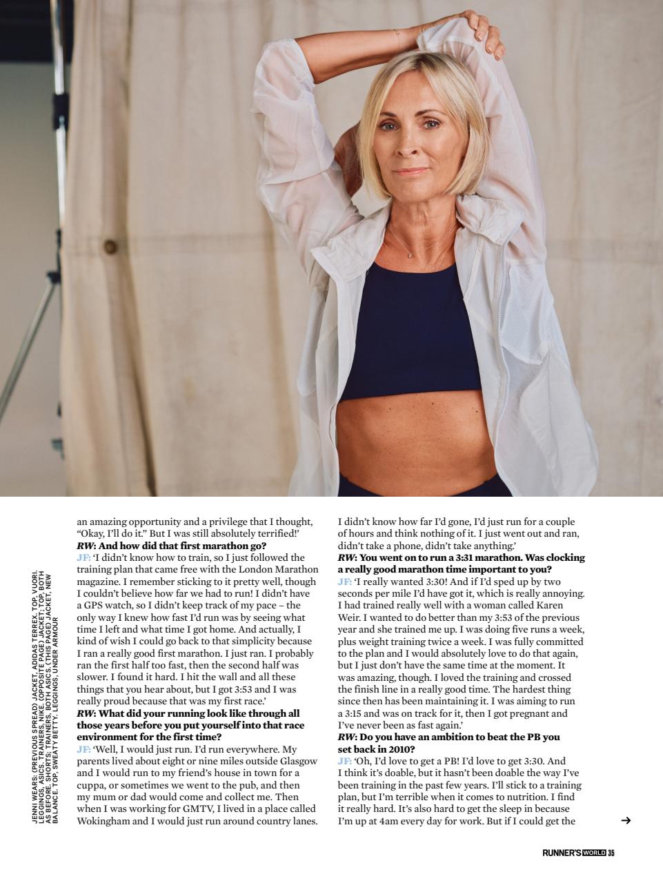 Runner's World Preview Pages