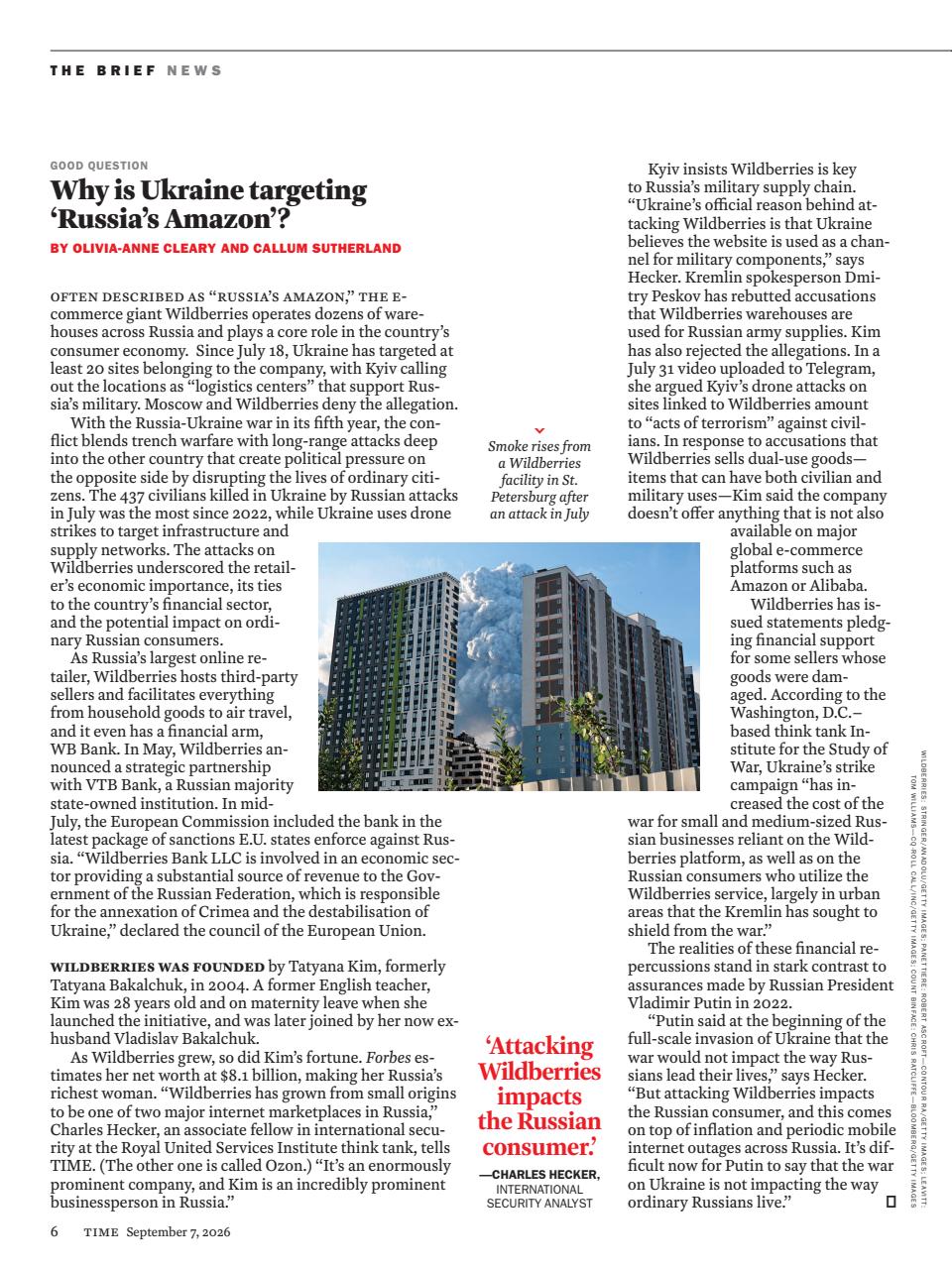 TIME Magazine Europe Preview Pages