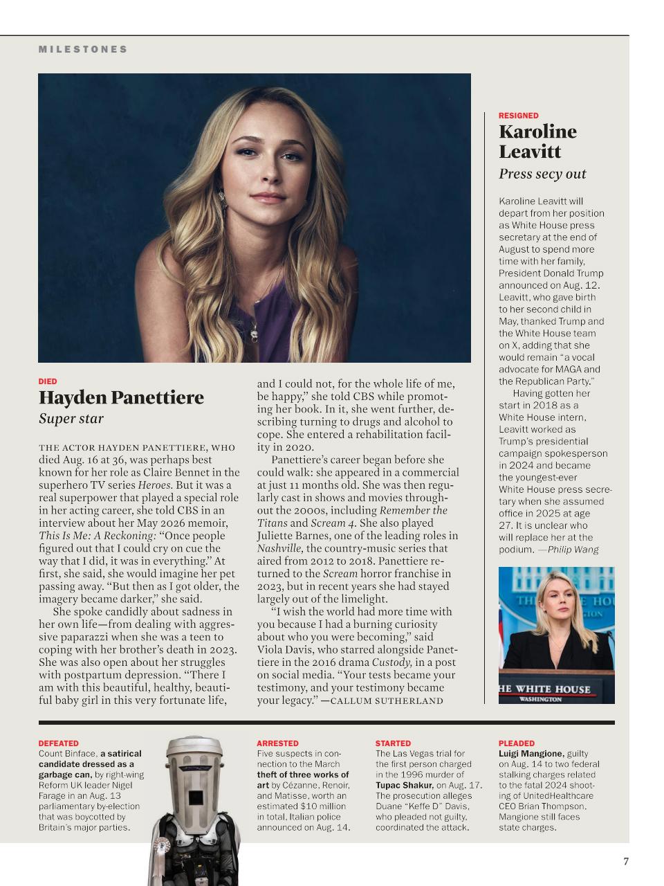 TIME Magazine Europe Preview Pages