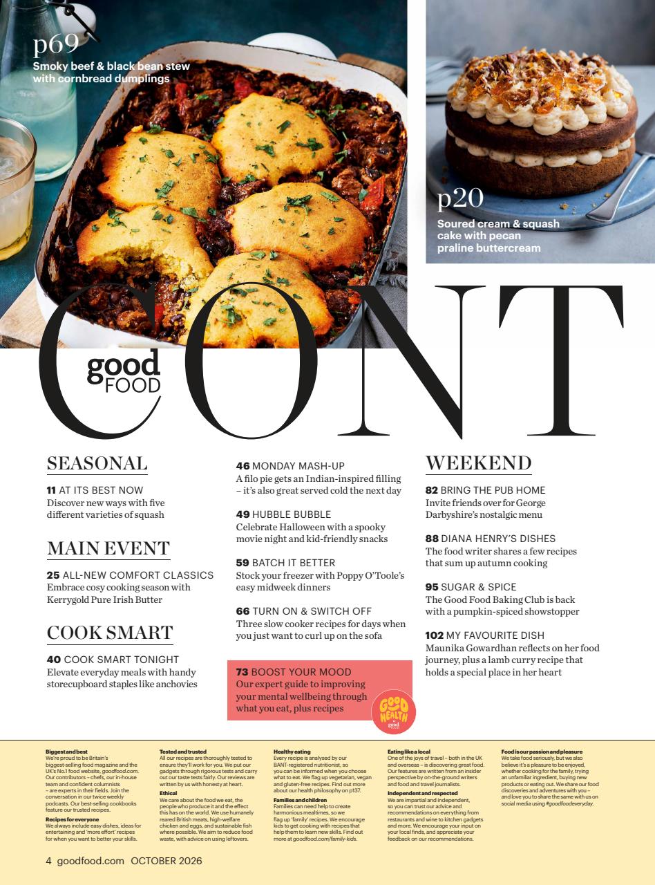 Good Food Magazine Preview Pages