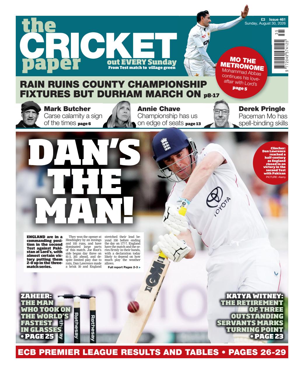 The Cricket Paper Preview Pages