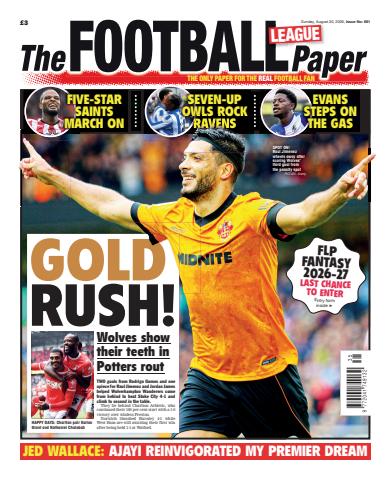 The Football League Paper issue 30th August 2026