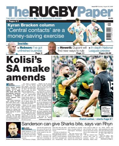 The Rugby Paper issue 30-Aug-2026