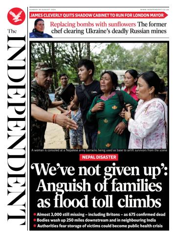 Sunday, 30 August 2026 issue Sunday, 30 August 2026