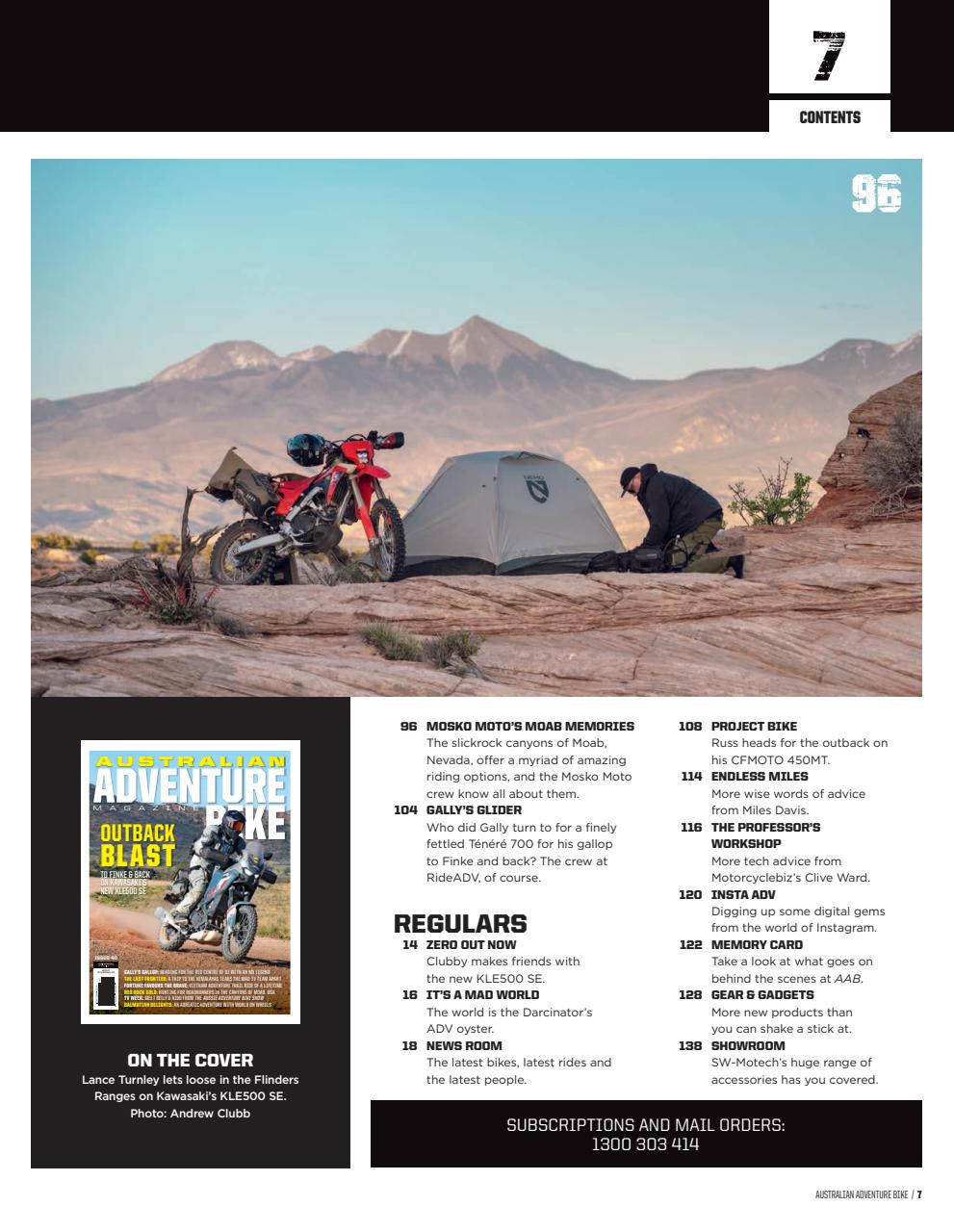 Australian Adventure Bike Preview Pages