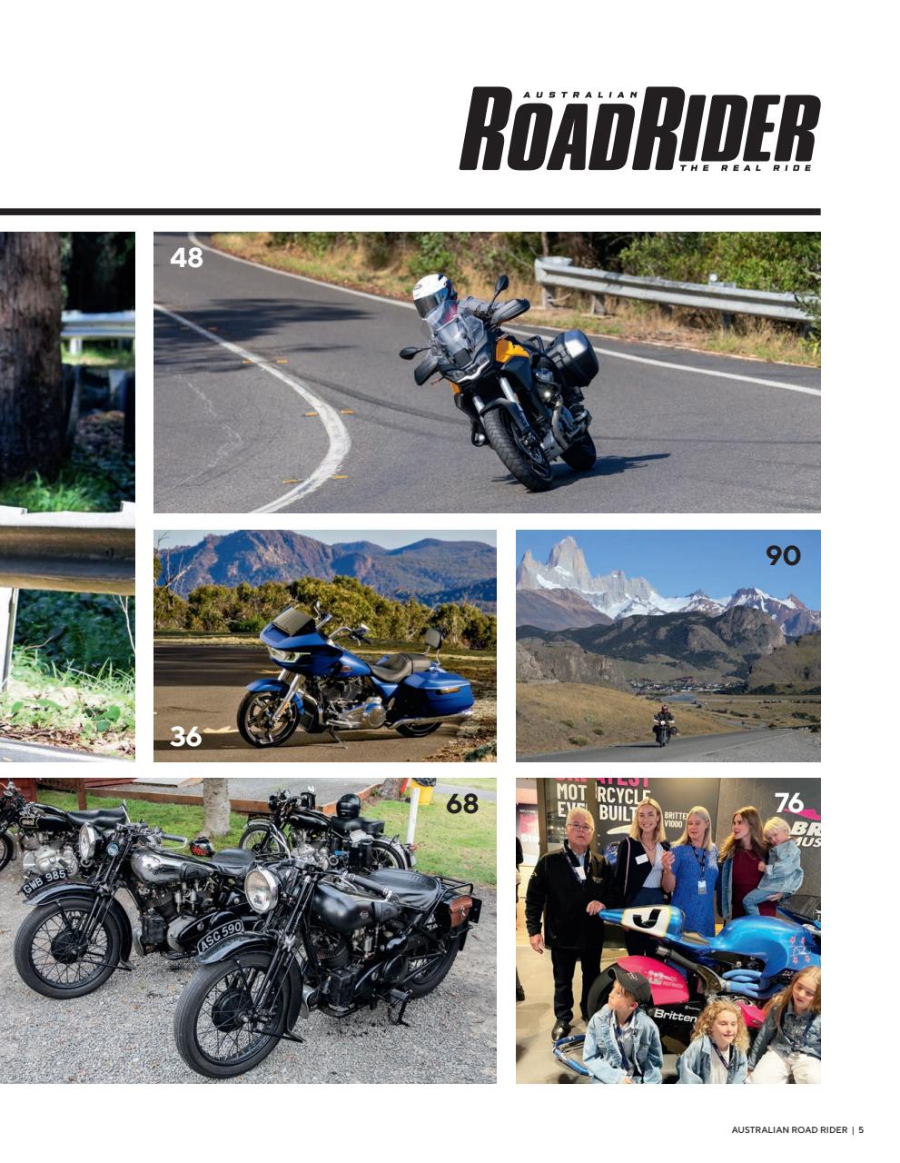 Australian Road Rider Preview Pages