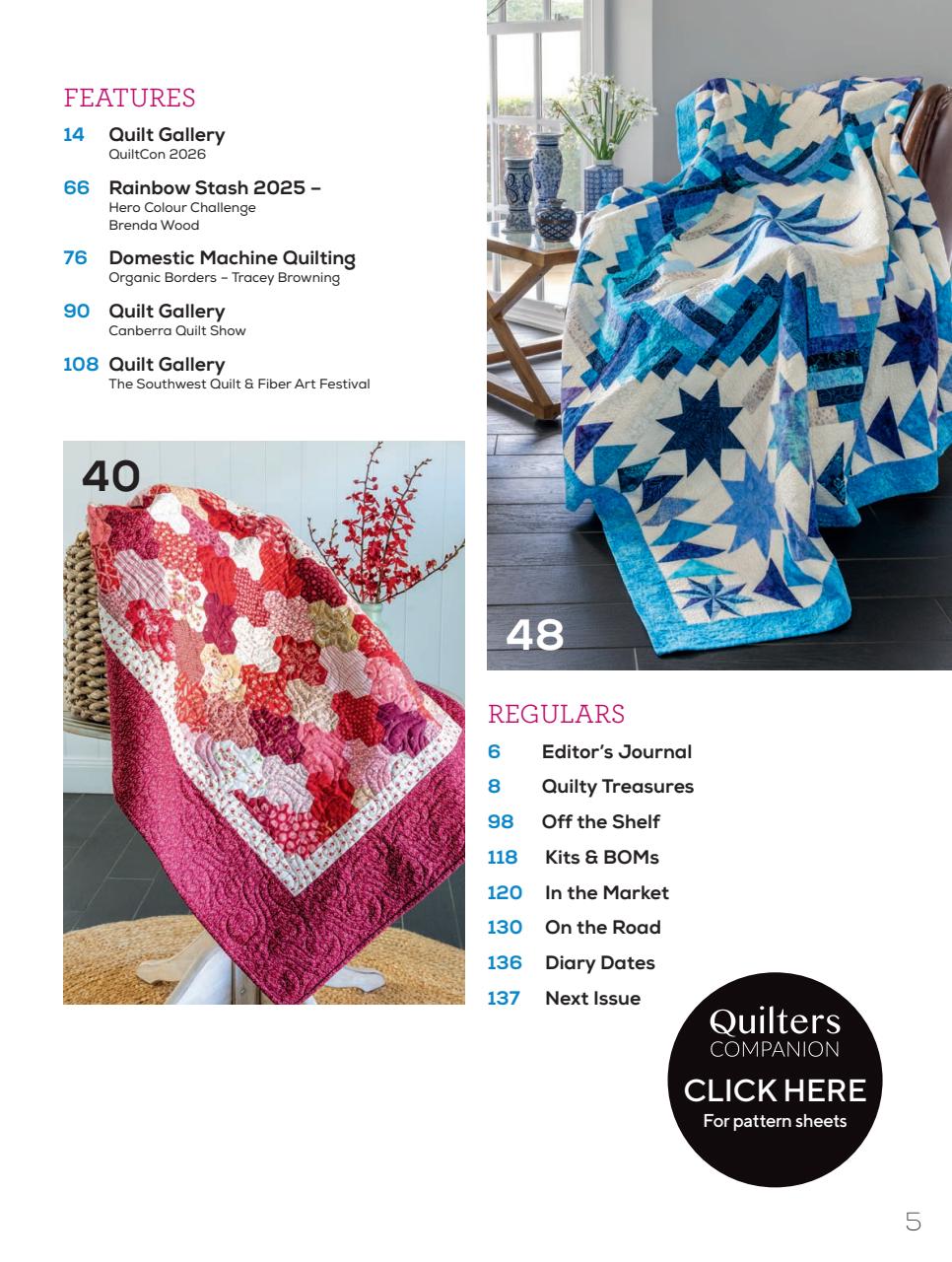 Quilters Companion Preview Pages