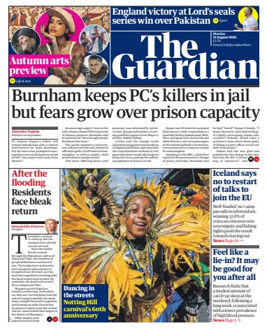 The Guardian Newspaper issue Monday, 31 August 2026