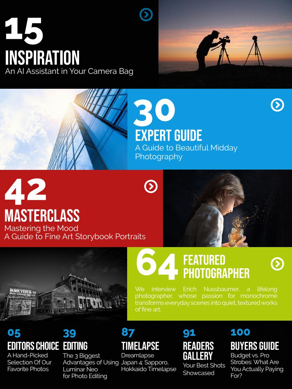 Photography Masterclass Magazine Preview Pages