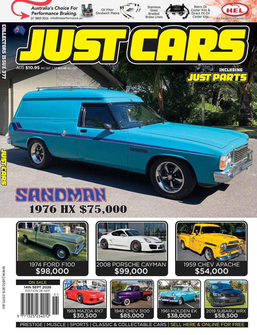 JUST CARS Preview Pages